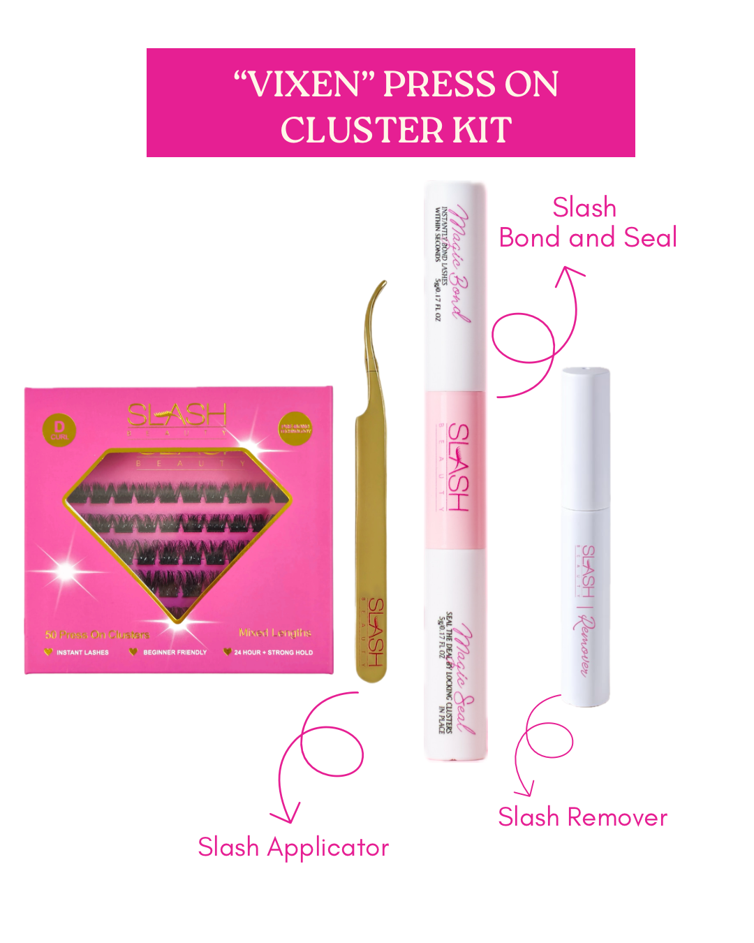 Vixen Press-On Cluster Kit